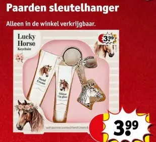 Aanbieding: Paarden sleutelhanger