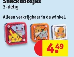 Aanbieding: Snackdoosjes