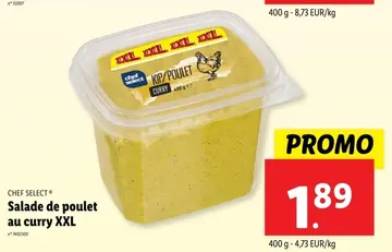 Offre: Salade de poulet au curry XXL