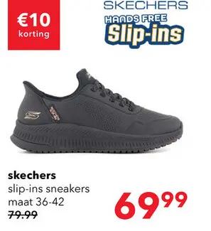Aanbieding: Skechers Slip-ins: BOBS Squad 4 dames sneakers zwart