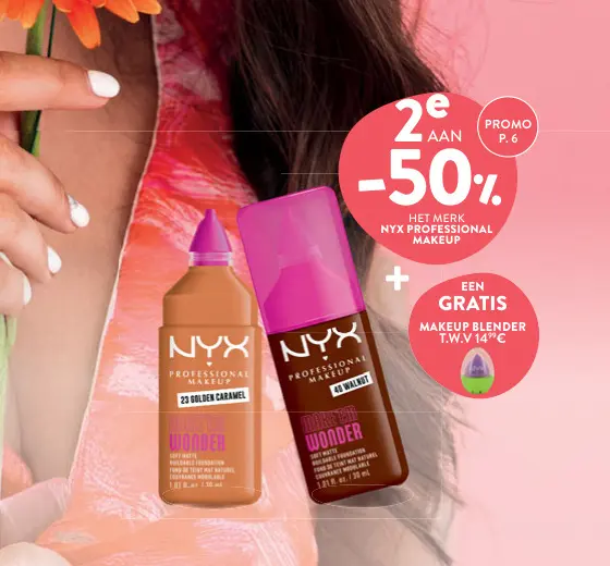 Promotie: NYX PROFESSIONAL MAKEUP Make Up Wonder Foundation