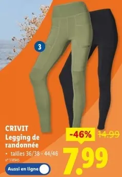 Offre: Legging de randonnée