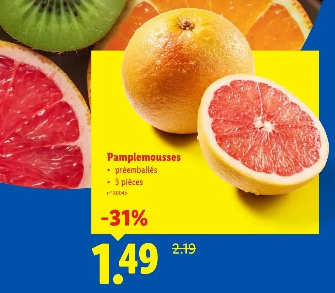 Offre: Pamplemousses