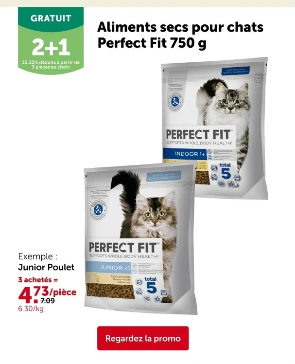 Offre: Aliments secs pour chats