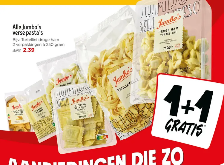 Aanbieding: Verse pasta's