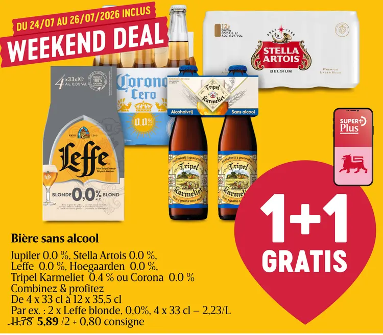 Offre: Bière sans alcool