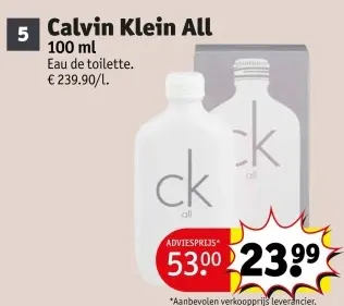 Promotie: Calvin Klein All