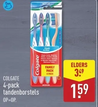 Aanbieding: 4-pack tandenborstels