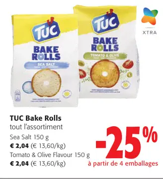 Offre: TUC Bake Rolls