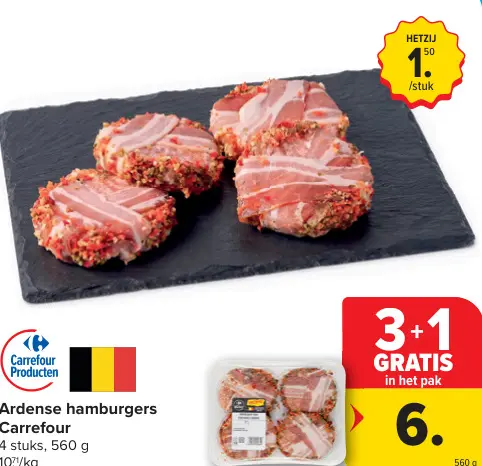 Promotie: Ardense hamburgers