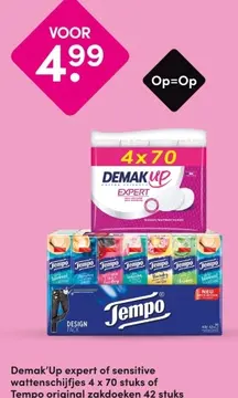 Aanbieding: Demak'Up expert of sensitive wattenschijfjes