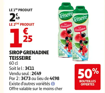 Promotie: Sirop grenadine