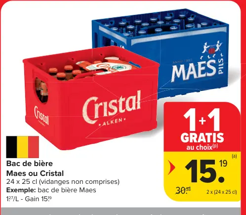 Offre: bac de bière