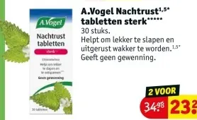Aanbieding: A.Vogel Nachtrust tabletten sterk