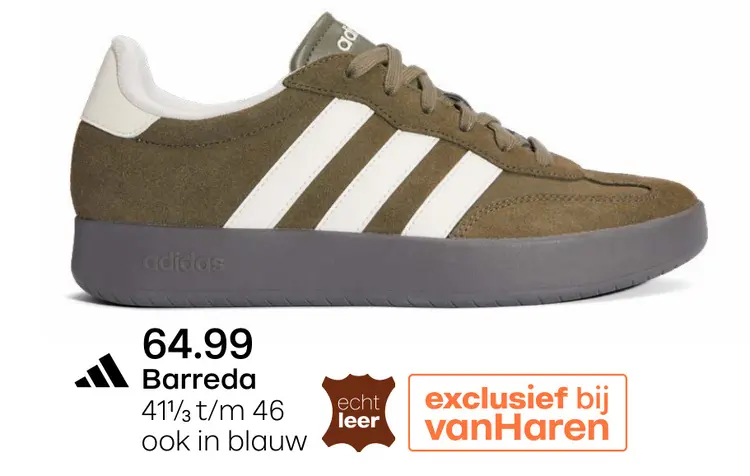 Promotie: Barreda sneaker olijf