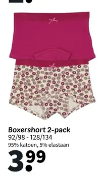 Aanbieding: Boxershort 2-pack