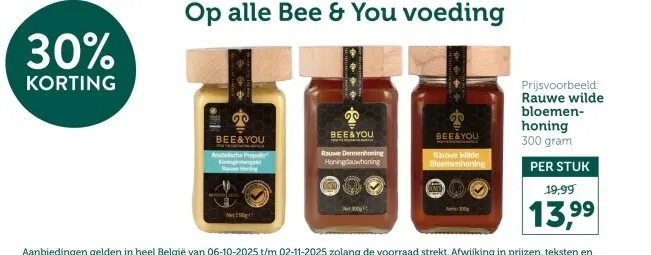 Aanbieding: Rauwe wilde bloemenhoning
