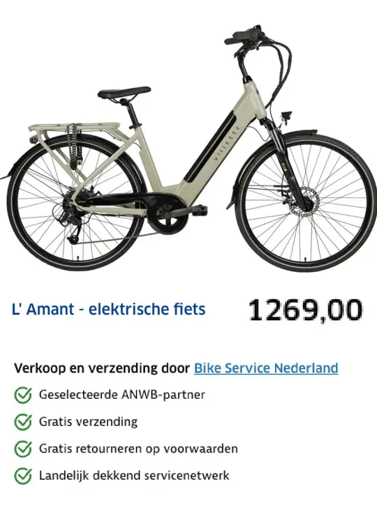 Aanbieding: L'Amant - elektrische fiets