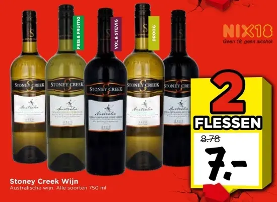 Aanbieding: Stoney Creek Wijn
