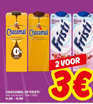 Aanbieding: Chocomel of Fristi