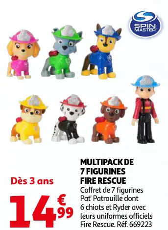 Promotie: Multipack De 7 Figurines Fire Rescue