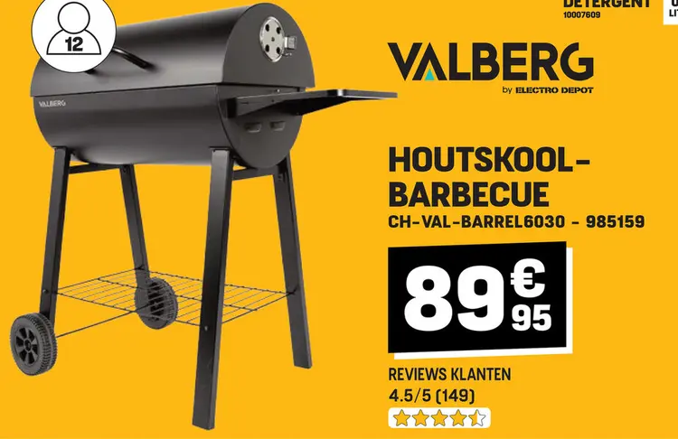 Promotie: Houtskool-barbecue