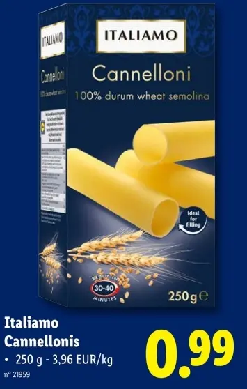 Offre: Italiamo Cannellonis