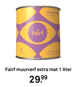 Aanbieding: Fairf muurverf extra mat