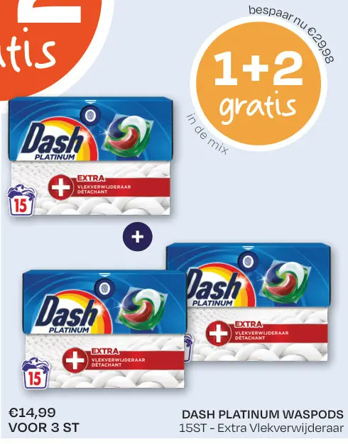 Promotie: Dash Platinum Waspods