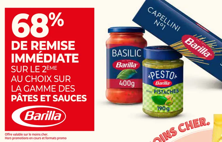 Promotie: Pâtes et Sauces