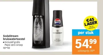 Aanbieding: SodaStream bruiswatertoestel
