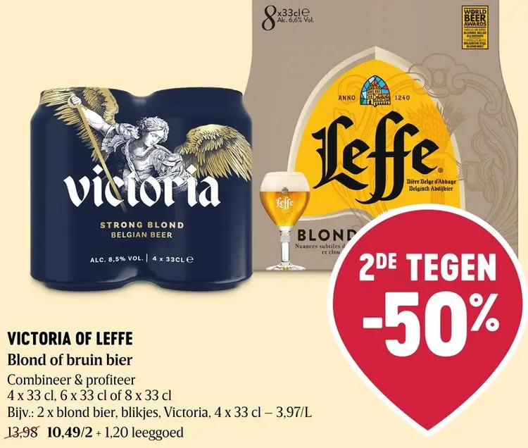 Promotie: Blond of bruin bier