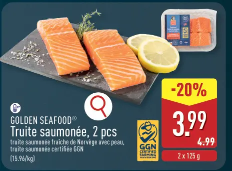 Offre: Truite saumonée, 2 pcs