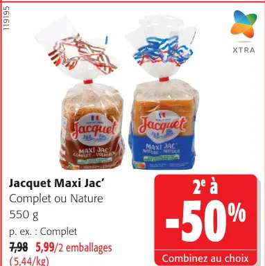 Offre: Maxi Jac' Complet ou Nature