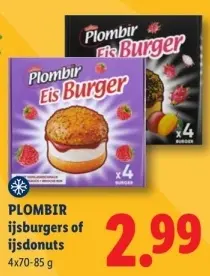 Aanbieding: IJsburgers of ijsdonuts