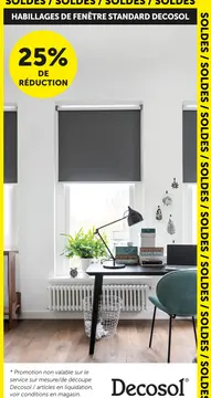 Offre: Habillages de fenêtre standard