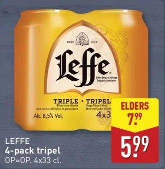 Aanbieding: 4-pack tripel