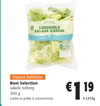 Offre: salade Iceberg