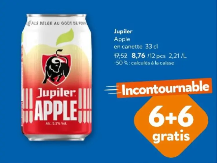 Offre: Jupiler Apple