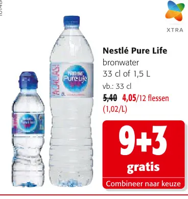 Promotie: Nestlé Pure Life bronwater