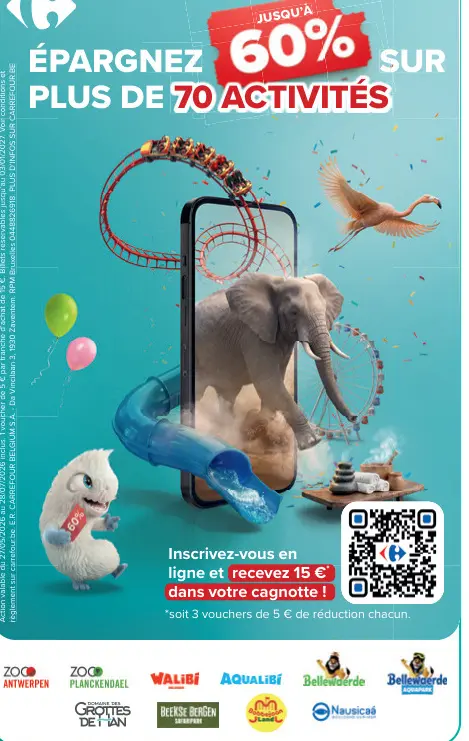 Offre: Épargnez plus de 70 activités