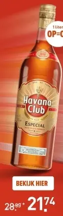 Aanbieding: Havana Club Especial