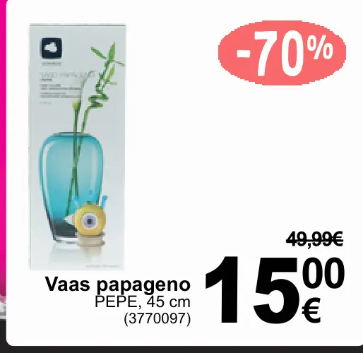 Aanbieding: Vaas papageno