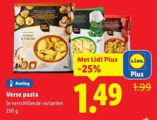 Aanbieding: Verse pasta