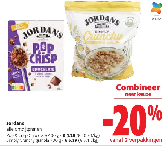 Promotie: Jordans alle ontbijtgranen