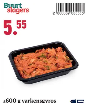 Aanbieding: varkensgyros