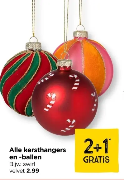 Aanbieding: kersthangers en -ballen