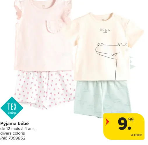 Offre: Pyjama bébé