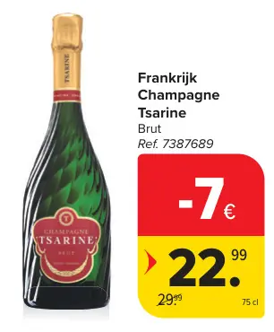 Promotie: Champagne Tsarine Brut