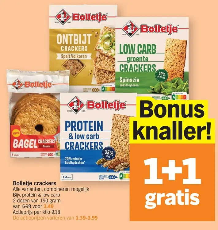 Promotie: Bolletje crackers